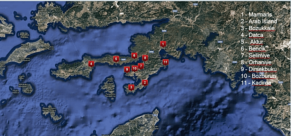 blue cruising regions